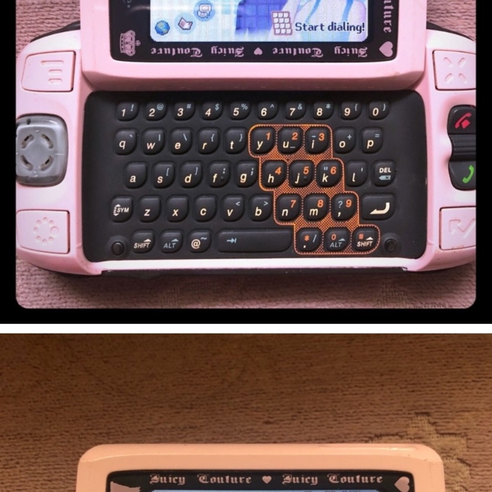 *****ISO**** Juicy Couture Pink Sidekick Phone